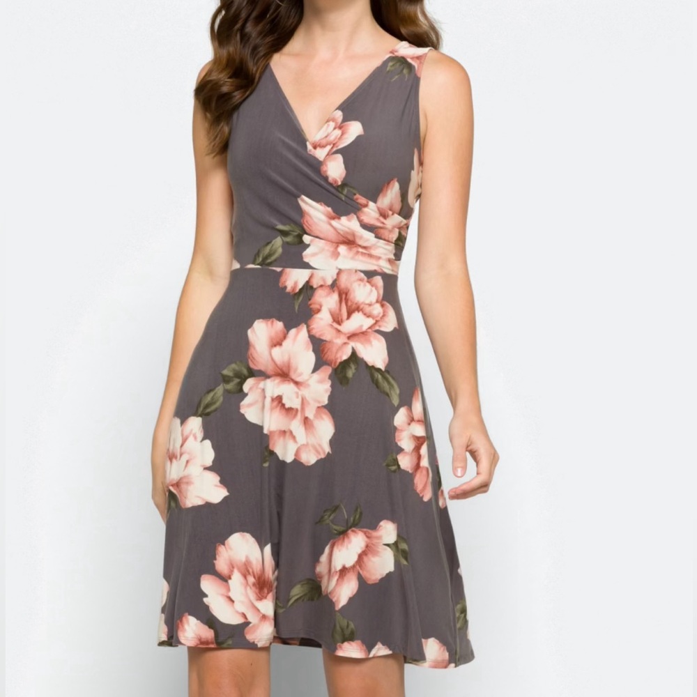 Kaileigh floral midi dress